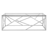 Orsina Allure Stainless Steel Geometric Coffee Table