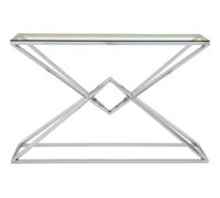 Orsina Allure Tempered Glass Rectangular Console Table