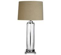 Orsina Alona Table Lamp With Stone Linen Shade