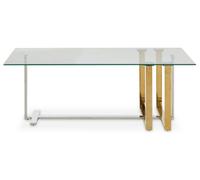 Orsina Alvea Glass Top Coffee Table