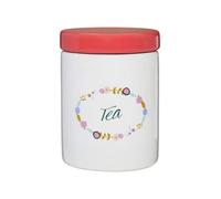 Amelie Tea Canister - White & Red