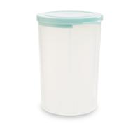 Orsina Ample Storage 2.25 Ltr Three Section Storage Container, Clear Food Organizer, Versatile Food Container Orsina Clear