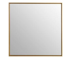 Orsina Ando Large Square Gold Finish Wall Mirror