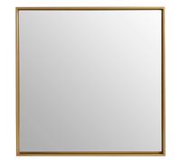 Orsina Ando Medium Square Gold Finish Wall Mirror Orsina Gold