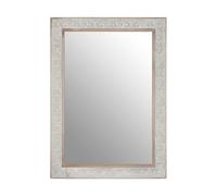 Orsina Antique Silver Rectangular Wall Mirror