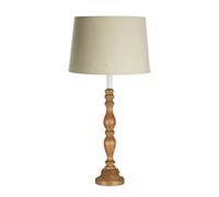 Interiors by PH Candle Table Lamp With Round Base, Brown