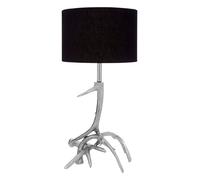 Orsina Antler Base Table Lamp, Christmas Theme Table Lamp for Study Table, Side Table, End Tables, Black Table Lamp Orsina Black
