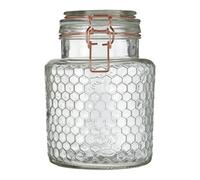 Orsina Apiary Rose Gold Wire Small Glass Jar
