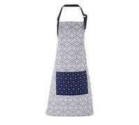 Premier Housewares Apron, Cotton, White/Blue