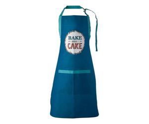 Orsina Apron, Whimsical Typography Print With Adjustable Neck And Waist Ties, Protects Clothing During Baking