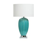 Orsina Apus Ceramic Table Lamp In Turquoise