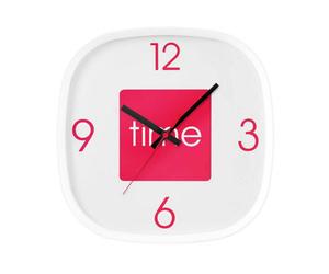 Orsina Arco Hot Pink Wall Clock