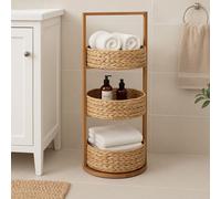 Orsina Arles 3 Shelf Unit, Natural Wood Frame Orsina Natural