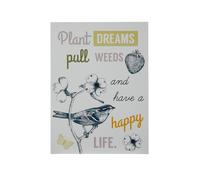 Orsina Artist's Garden Wall Plaque, Rustic Wooden Sign With Floral Art-Inspired Design, Soft Pastel Tones Orsina Multicolor