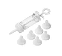 Orsina Assorted Plastic Cake Decorating Set With 6 Nozzles, Creative Cake Decorating Set For Kids Birthday Parties