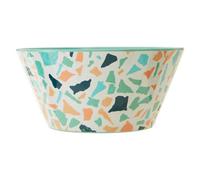 Premier Housewares Terrazzo Bowl Large Serving Bowl Salad/Fruit/Pasta/Cereal Bowl Multicoloured Made From Melamine 15 x 7 x 15 cm