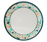 Orsina Assorted Terrazzo Dinner Plate, Durably Constructed Round Plate, Versatile Patterned Plate, Food Plate Orsina Multicolor
