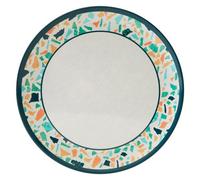 Orsina Assorted Terrazzo Dinner Plate, Durably Constructed Round Plate, Versatile Patterned Plate, Food Plate