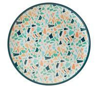 Assorted Terrazzo Tray, Versatile Round Tray, Minimalist Snack Tray, Lightweight And Compact Outdoor Tray, Premier Housewares Multi One Size