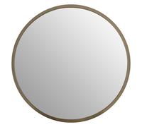 Orsina Athena Large Round Wall Mirror With Silver Frame