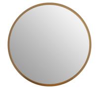 Orsina Athena Large Round Wall Mirror With Gold Frame