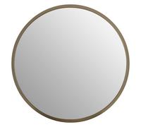 Orsina Athena Large Round Wall Mirror With Silver Frame