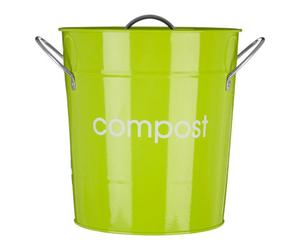 Orsina Attractive Look Lime Green Compost Bin, Durable Compost Bin For Kitchen, Convenient Kitchen Compost Bin