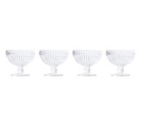Auclair Set Of Four Ice Cream Bowls Premier Housewares Clear One Size