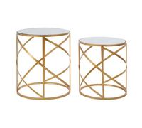 Orsina Avantis Set Of 2 Loop Design Side Tables
