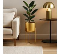 Orsina Avento Small Gold Finish Floor Planter