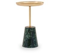 Orsina Avola Side Table Marble Effect Base in Green Orsina Green