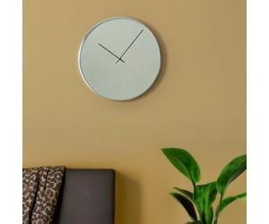 Orsina Bailie Chrome/mirror Wall Clock