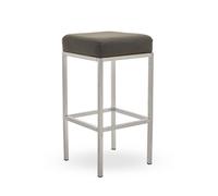 Orsina Baina Dark Grey And Chrome Finish Bar Stool