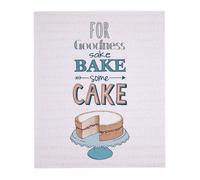 Orsina Bake Some Cake Wall Plaque, Playful Pastel Design With Bold Baking-Inspired Typography, Adds Whimsy And in White Orsina White