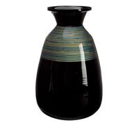 Orsina Bamboo Complements Black And Natural Vase