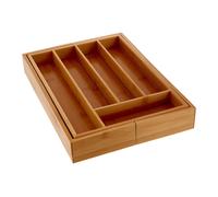 Orsina Bamboo Expandable Small Cutlery Tray, Durable nature friendly Drawer Organizer for Kitchen in Natural Orsina Natural