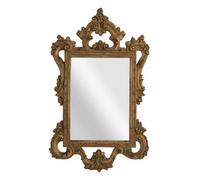 Brussels Baroque Style Antique Finish Wall Mirror Premier Housewares Gold One Size