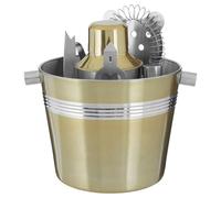 Orsina Barware 7Pc Bar Set in Gold Orsina Gold