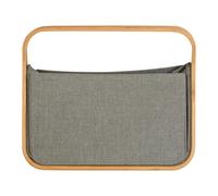 Orsina Bath Storage Basket With Handle, Multiuse Laundry & Cleaning Organizer, Portable Bathroom Hamper For Towels in Grey Orsina Grey