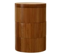 Orsina Bessan Bamboo Natural Cylindrical Storage Set