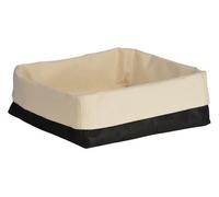Orsina Black And Cream Folded Design Bread Basket
