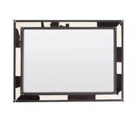 Orsina Black And White Genuine Cowhide Wall Mirror