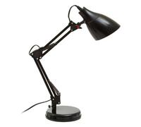 Premier Housewares Finley Black Desk Lamp, black