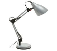 Orsina Black Desk Lamp, Adjustable Arm & Head With Sleek Metal Frame, Matte Finish Offers Clean in Silver Orsina Silver