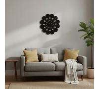Orsina Black Discs Design Wall Clock