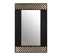 Orsina Black Gloss Finish Accent Wall Mirror