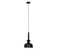 Premier Housewares Chandelier/Ceiling Light Matte Black Pendant Lights For Ceiling/Hallway/Living Room Robust Metal Hanging Lighting For Halls/Bedroom 26 x 170 x 26