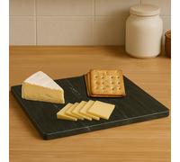 Orsina Black Marble Small Chopping & Serving Board, Elegant Natural Marble Cutting Board with Polished Finish Orsina Black