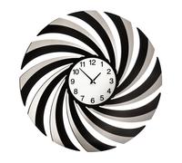 Orsina Black Mirrored Wall Clock Orsina Black