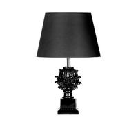 Premier Housewares Melano Black Polyresin Table Lamp